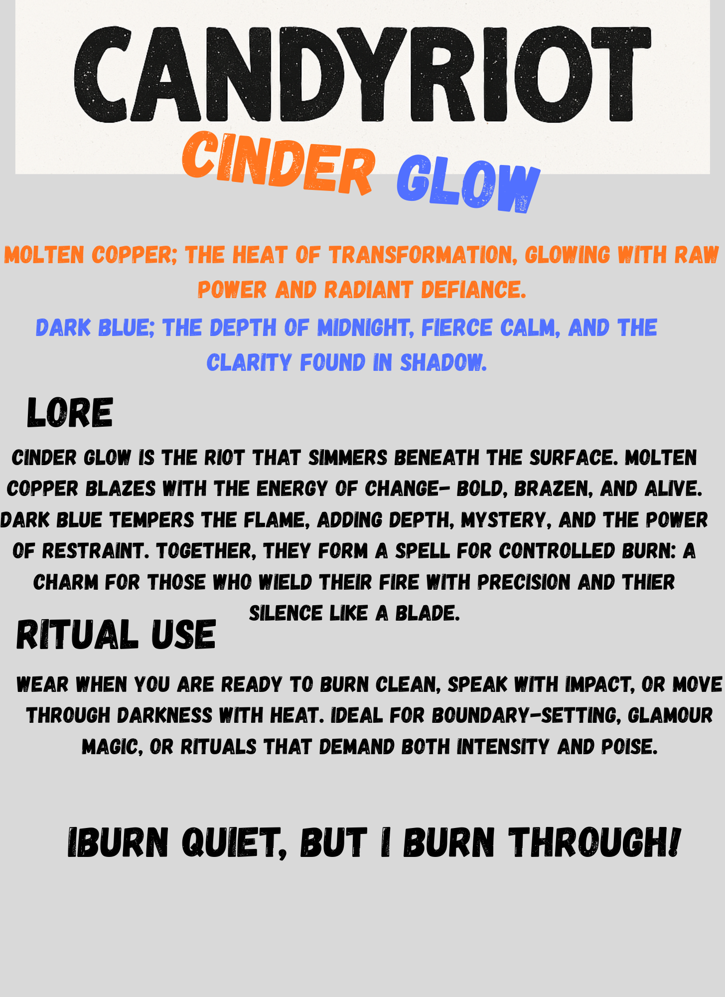 CandyRiot Bracelet Cinderglow